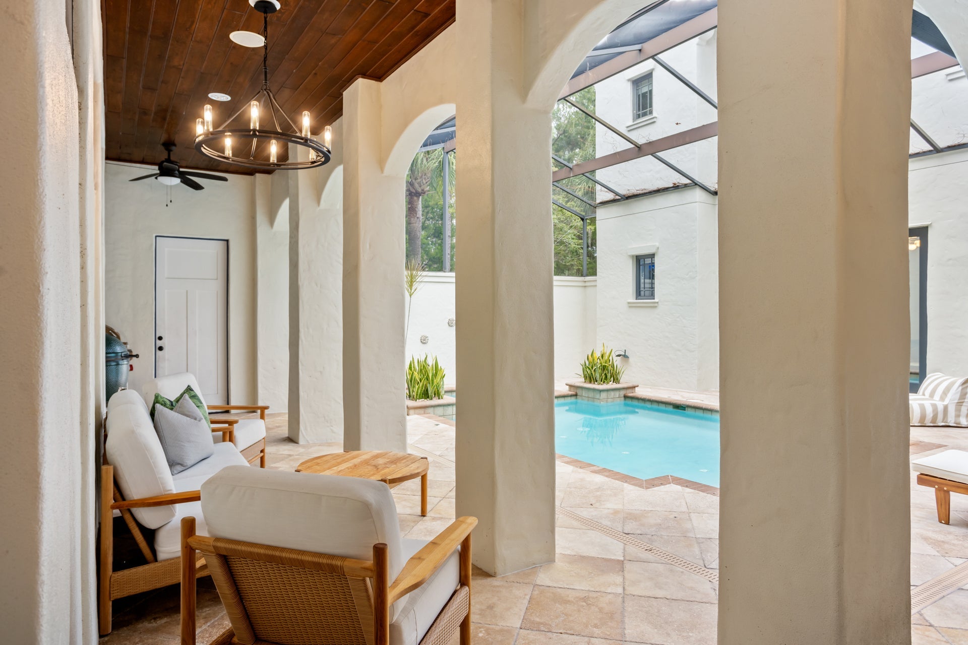 sutton exterior chandelier