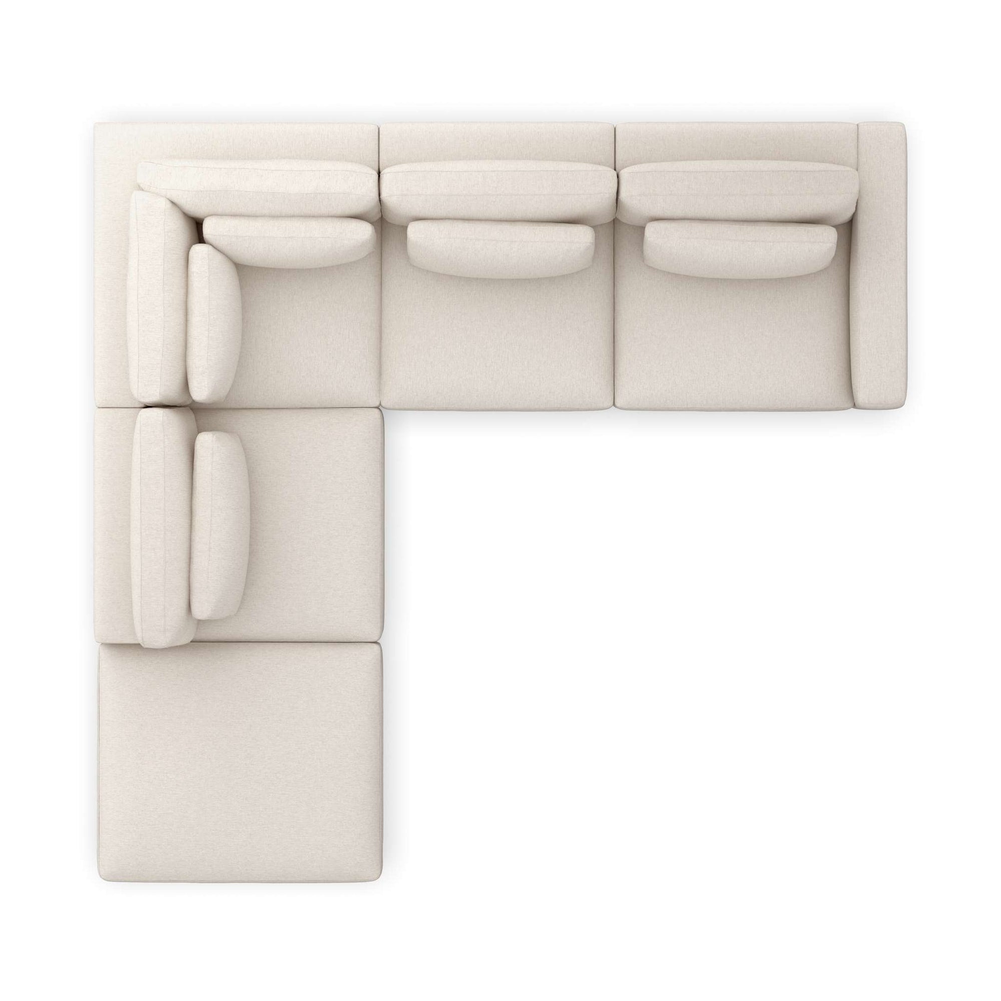 Bloor 4pc Raf Sectional W/Ottoman