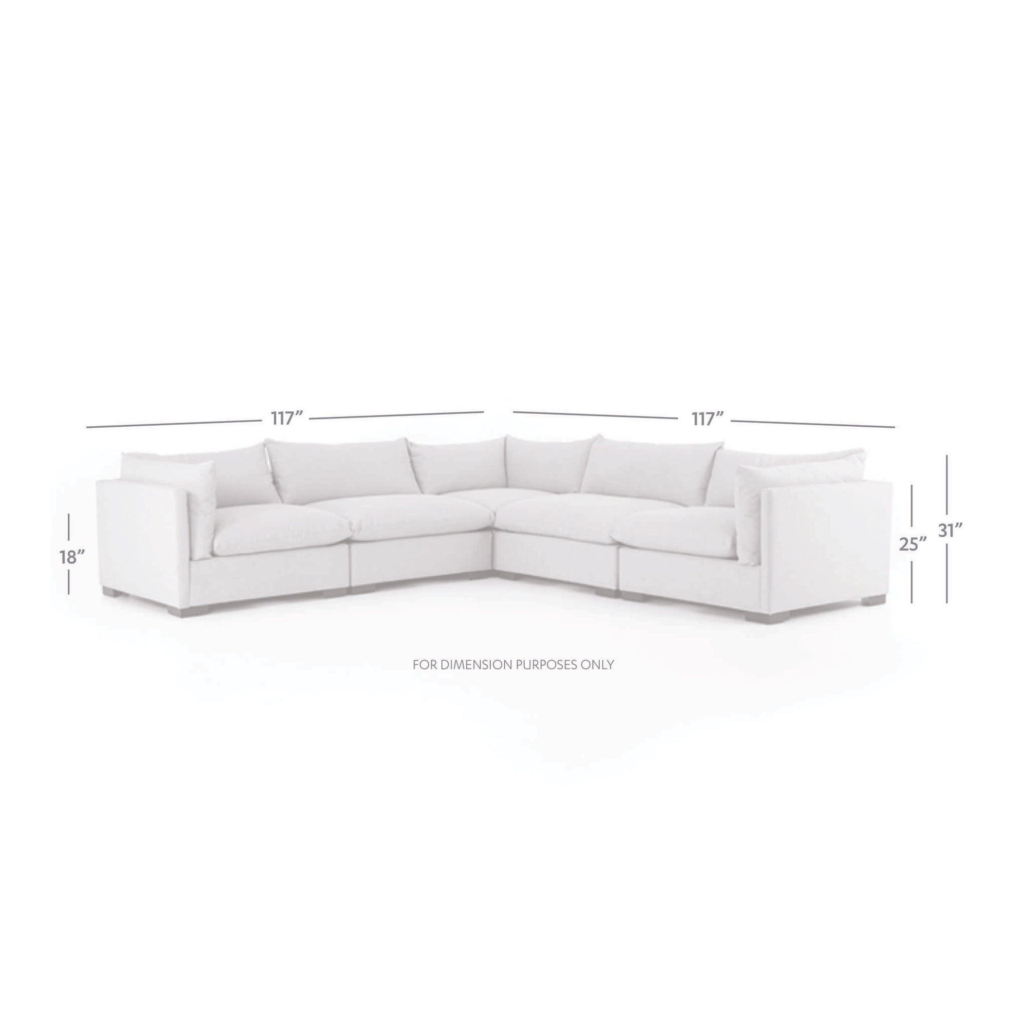Westwood 5 Pc Sectional