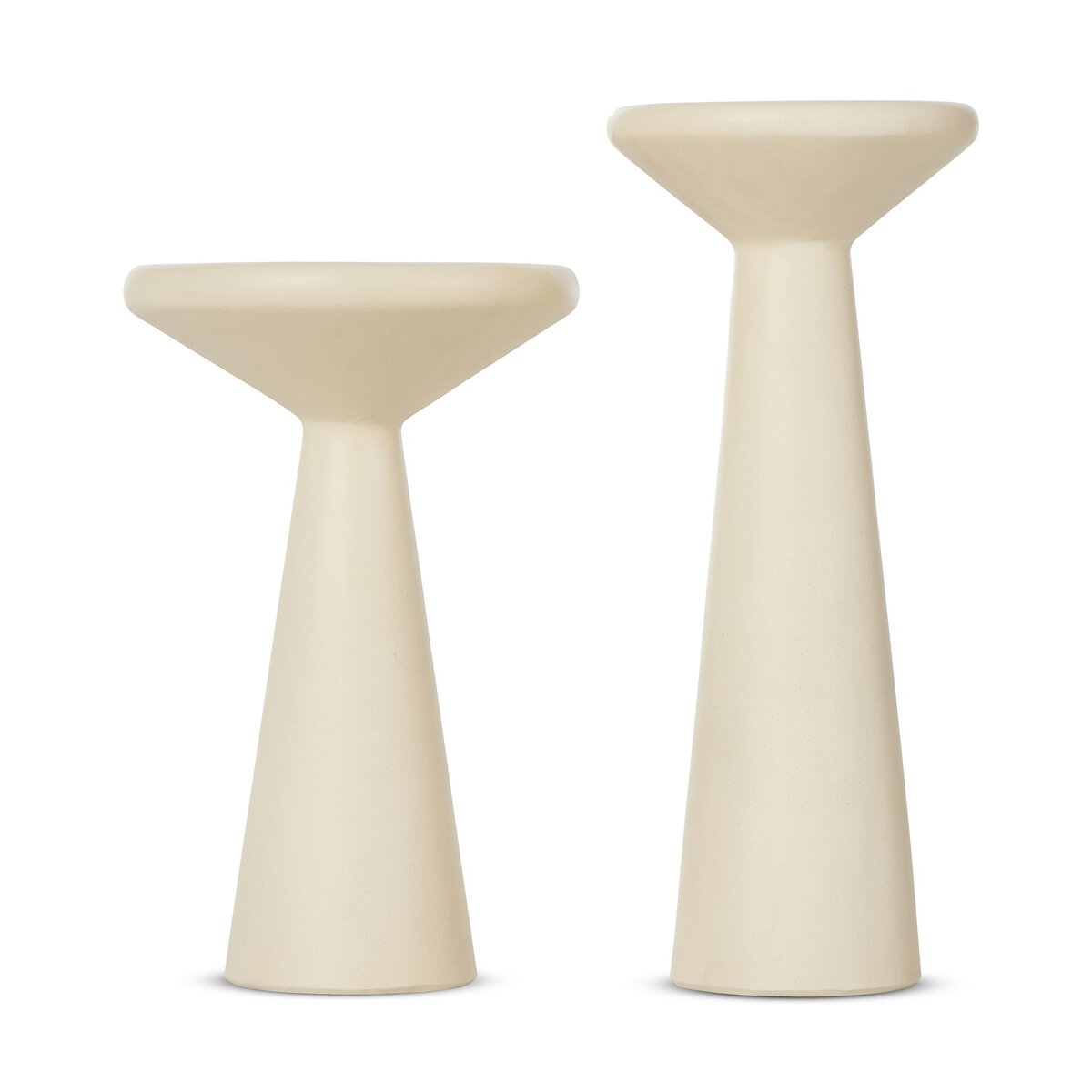 Ravine Concrete Accent Tables, Set Of 2