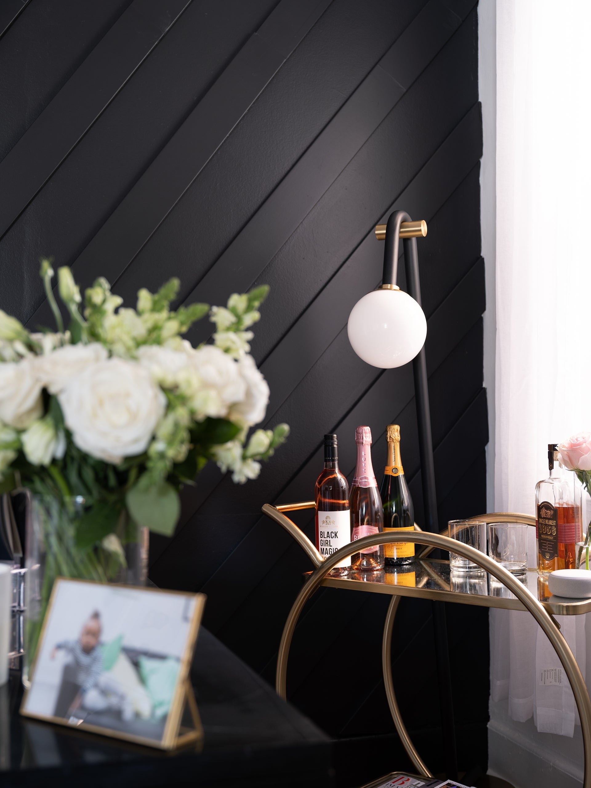 whit floor lamp