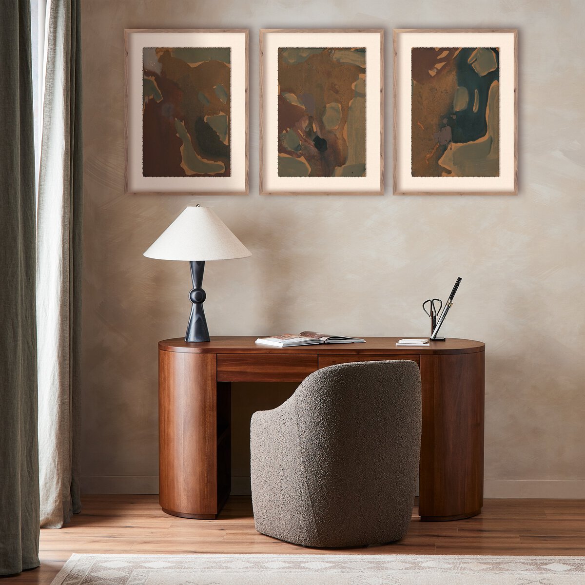 Worn Triptych by Brooke Noel Morgan