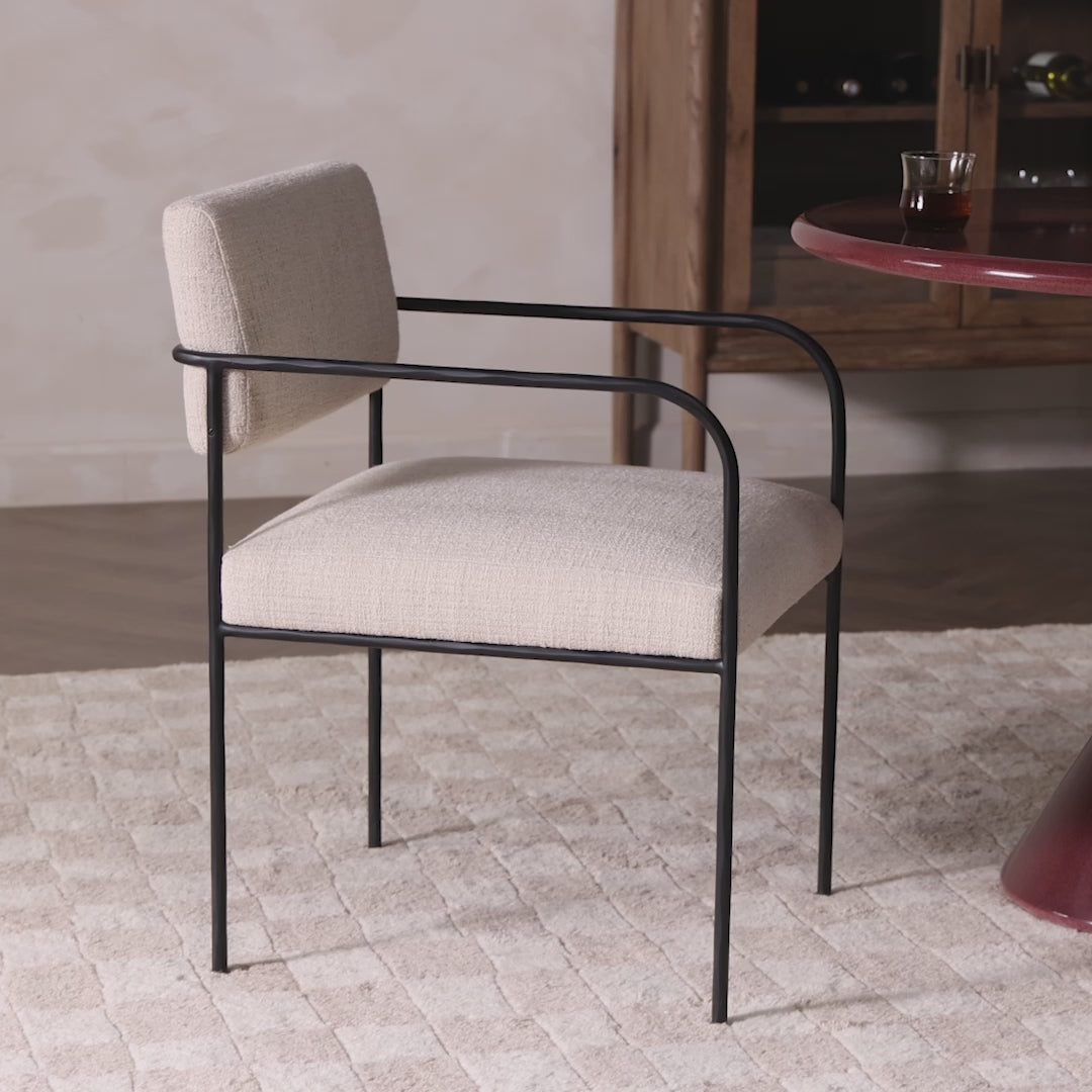Load video: Fenn Dining Chair