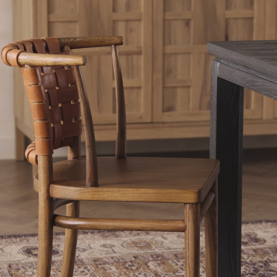 Load video: Penelope Dining Chair