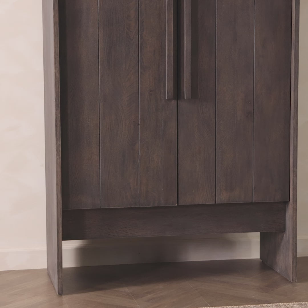 Load video: Brushed Dark Brown