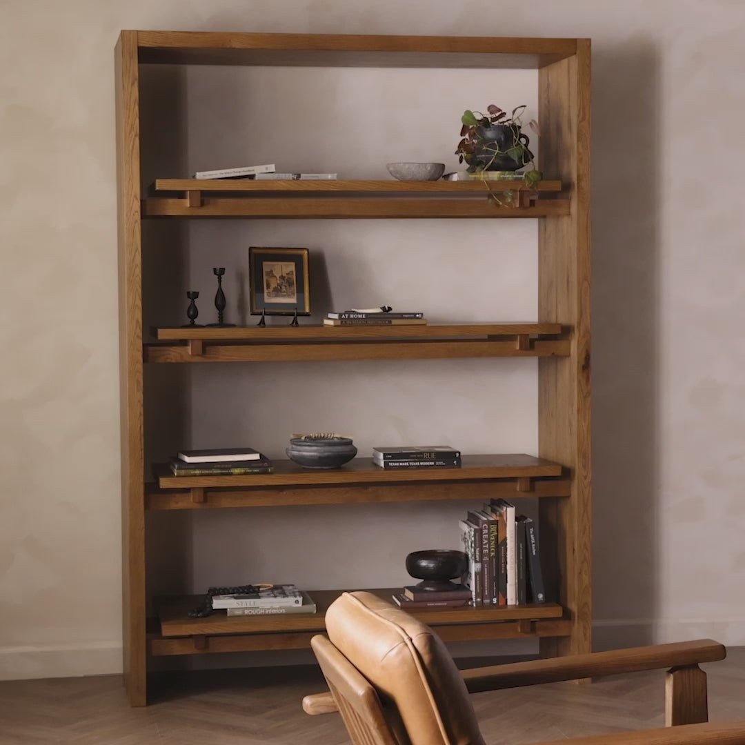 Load video: Theodore Bookcase