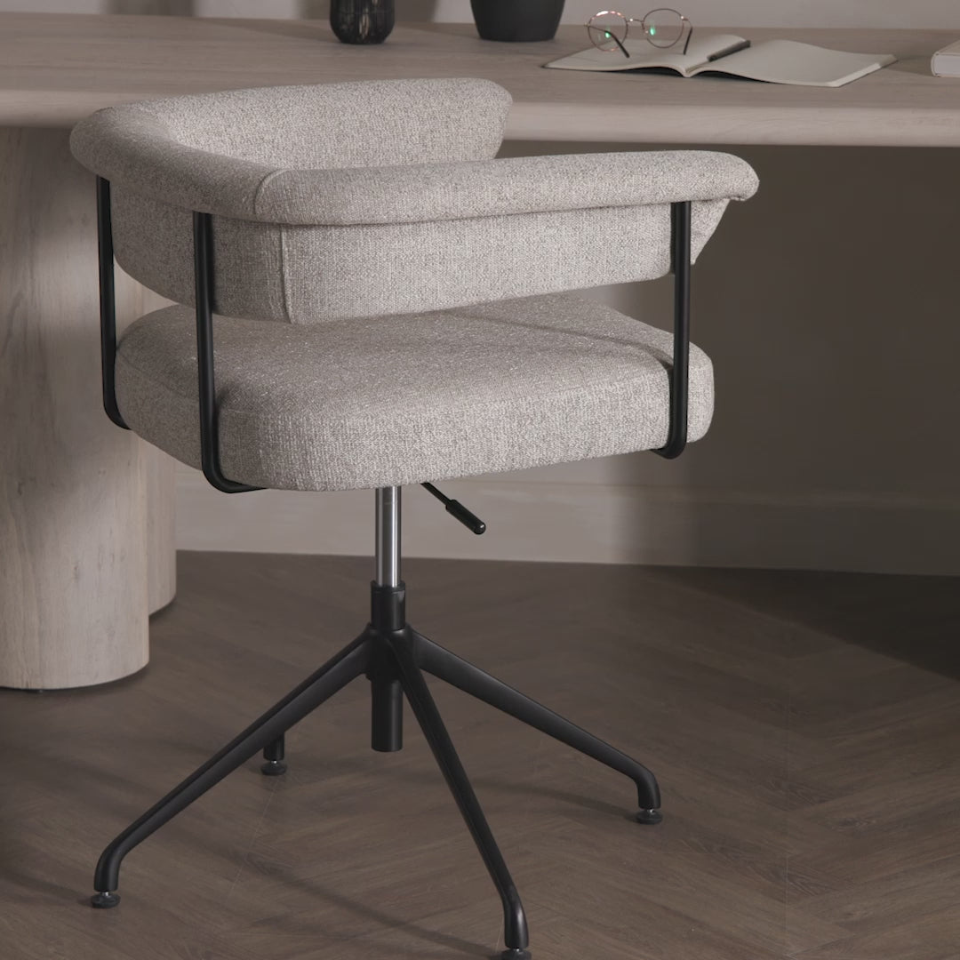 Load video: Carrie Desk Chair