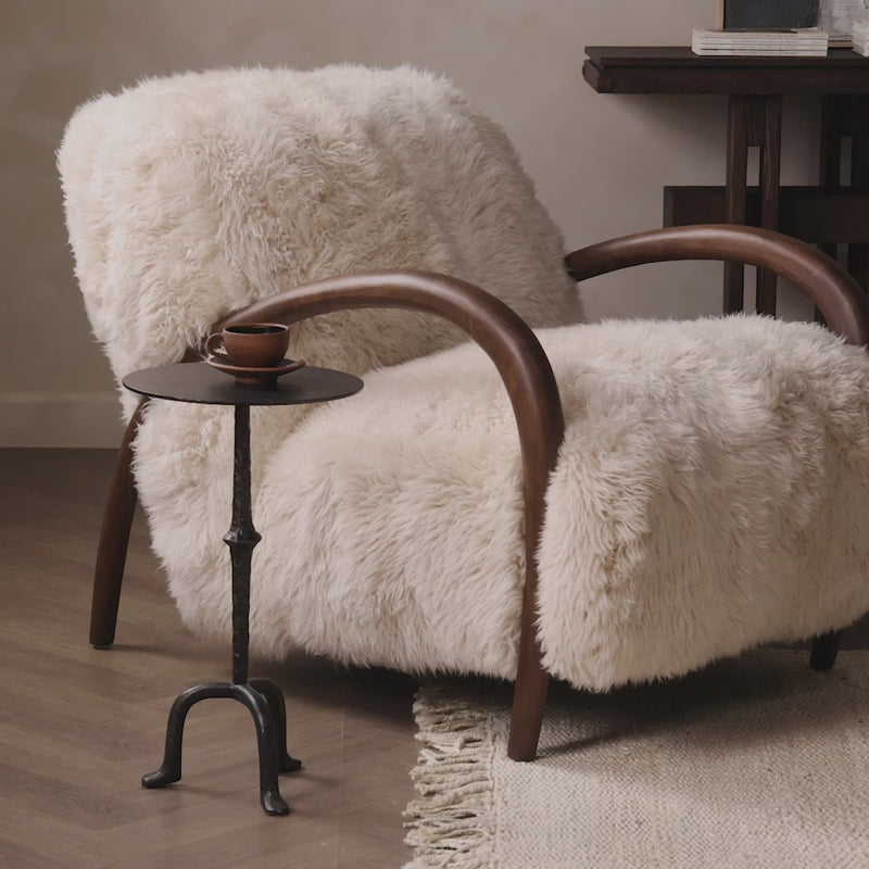Champagne Mongolian Fur