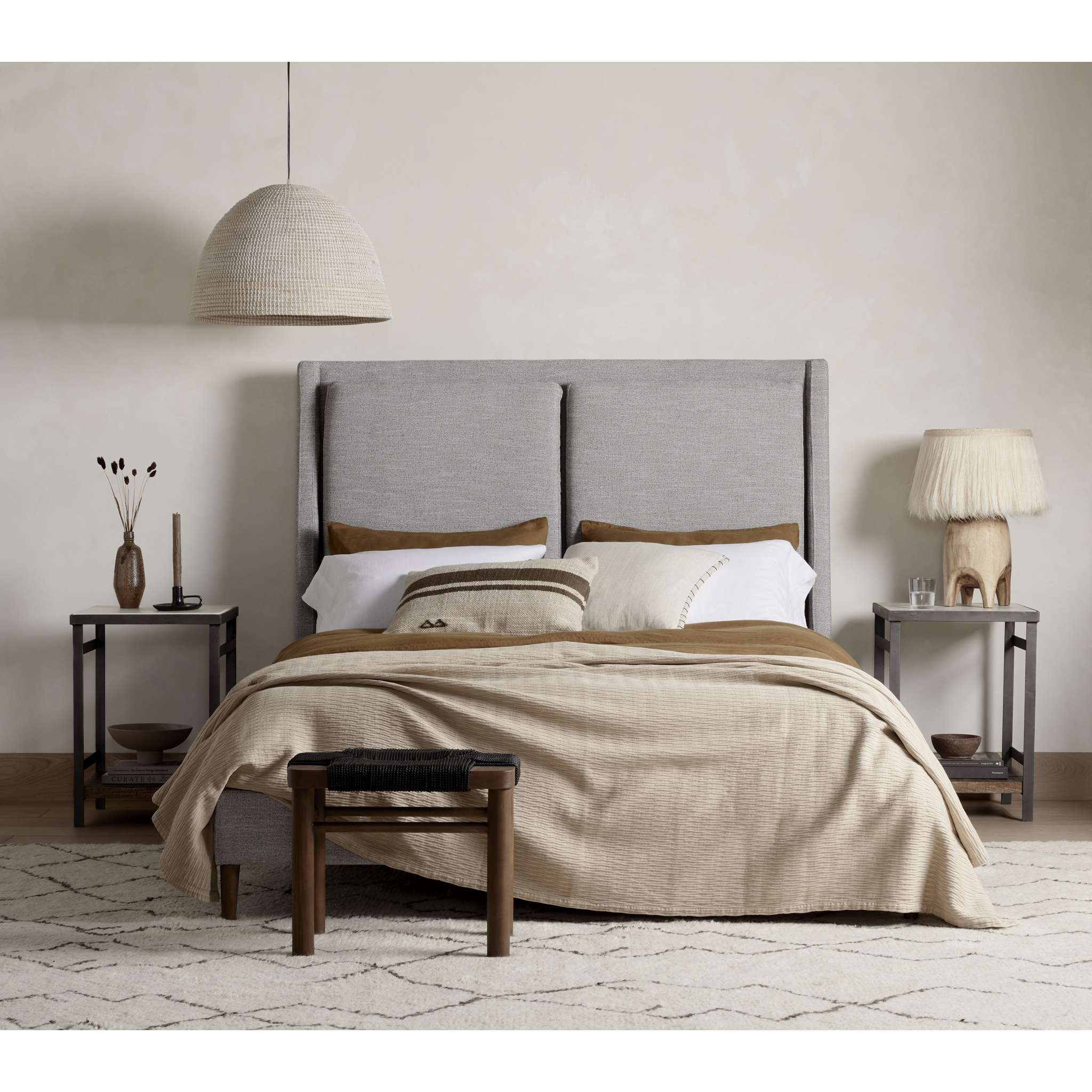 Potter Bed-Manor Grey-King