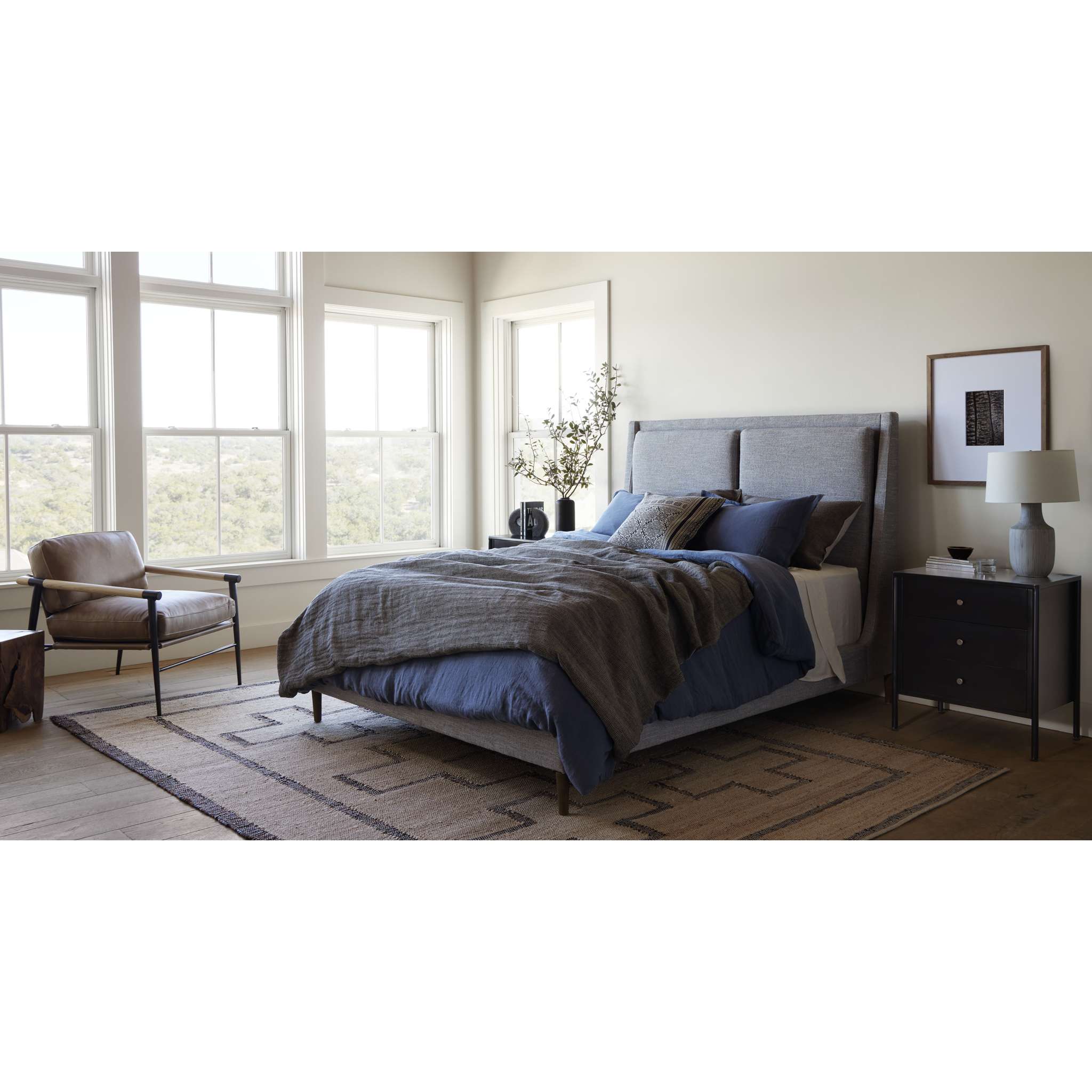 Potter Bed-Manor Grey-King