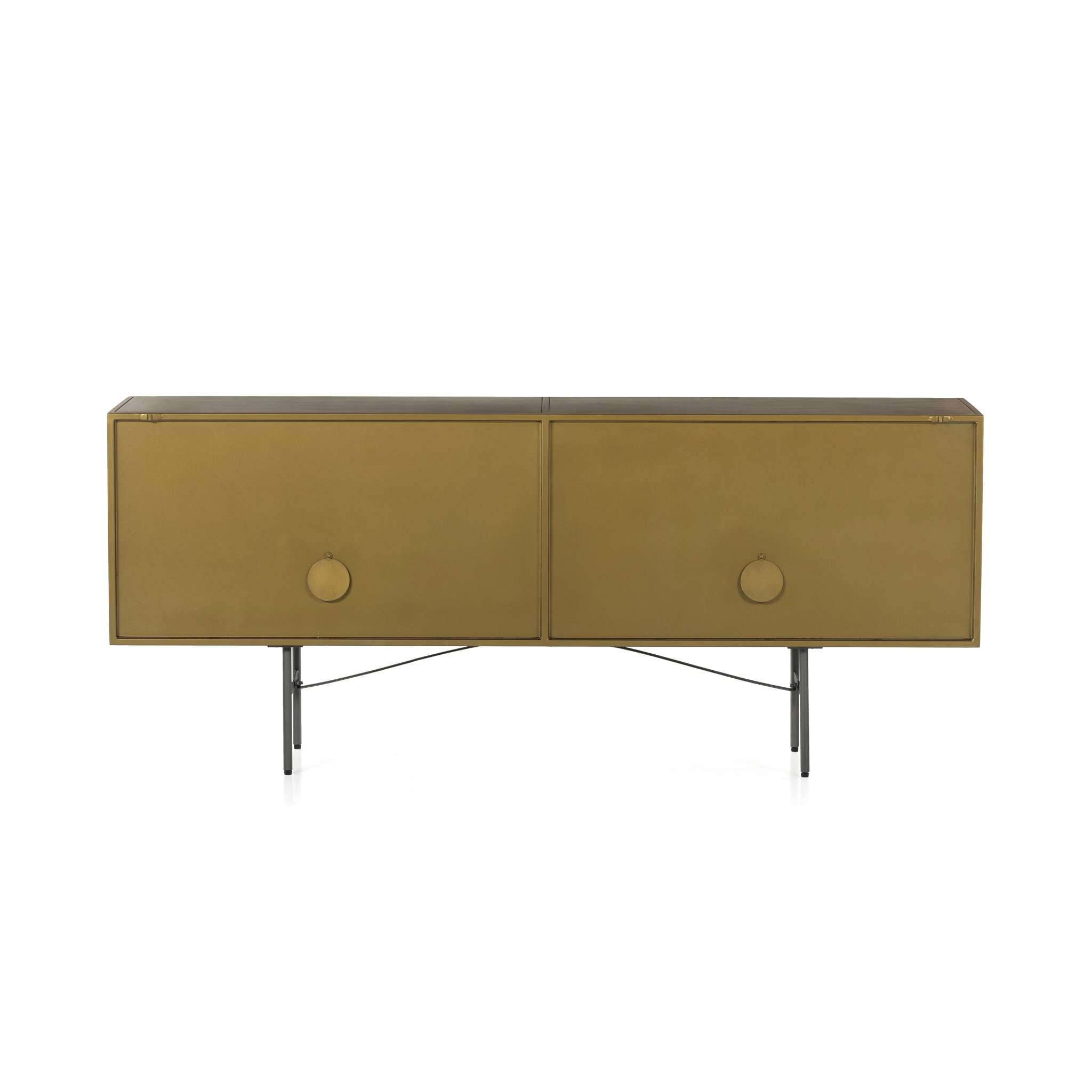 Sunburst Sideboard-Aged Brass