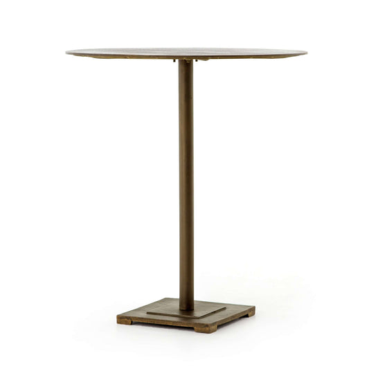 Fannin Counter Table-Aged Brass
