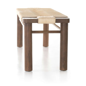 Shona Bench-Russet Mahogany/Vintage Cott
